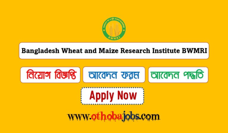 BWMRI Job Circular 2023 - Bangladesh Wheat and Maize Research Institute