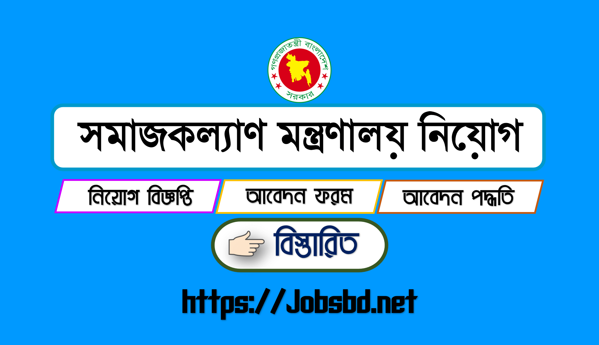 Ministry of Social Welfare Job Circular