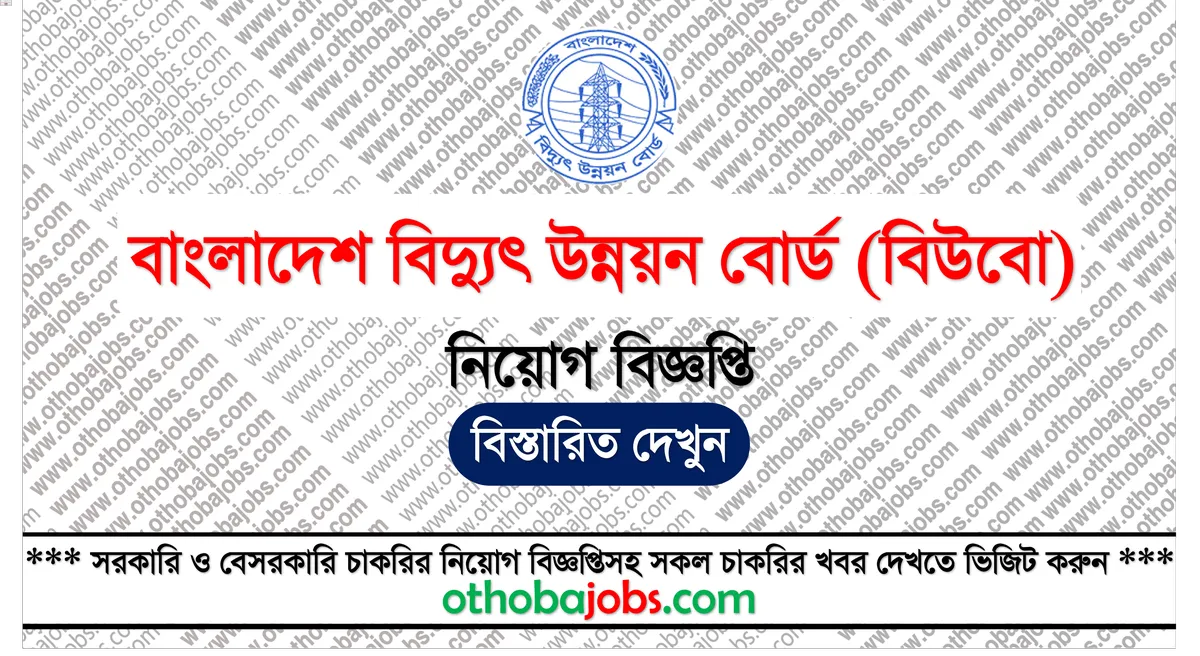 বাংলাদেশ বিদ্যুৎ উন্নয়ন বোর্ড নিয়োগ বিজ্ঞপ্তি ২০২৫ - Bangladesh Power Development Board BPDB Job Circular 2025